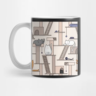 Cat Tree Pattern Mug